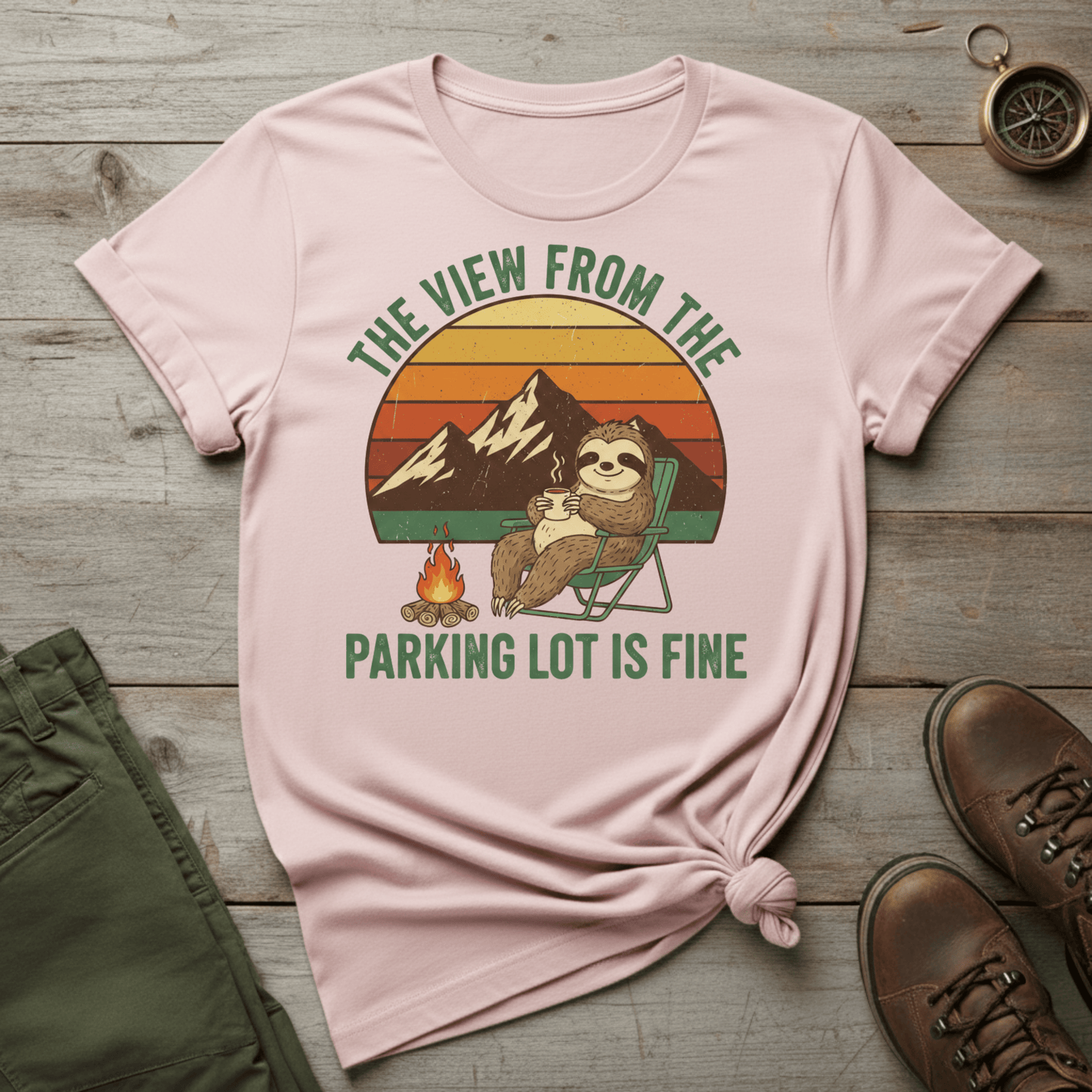 The View From The Parking Lot Is Fine T-Shirt