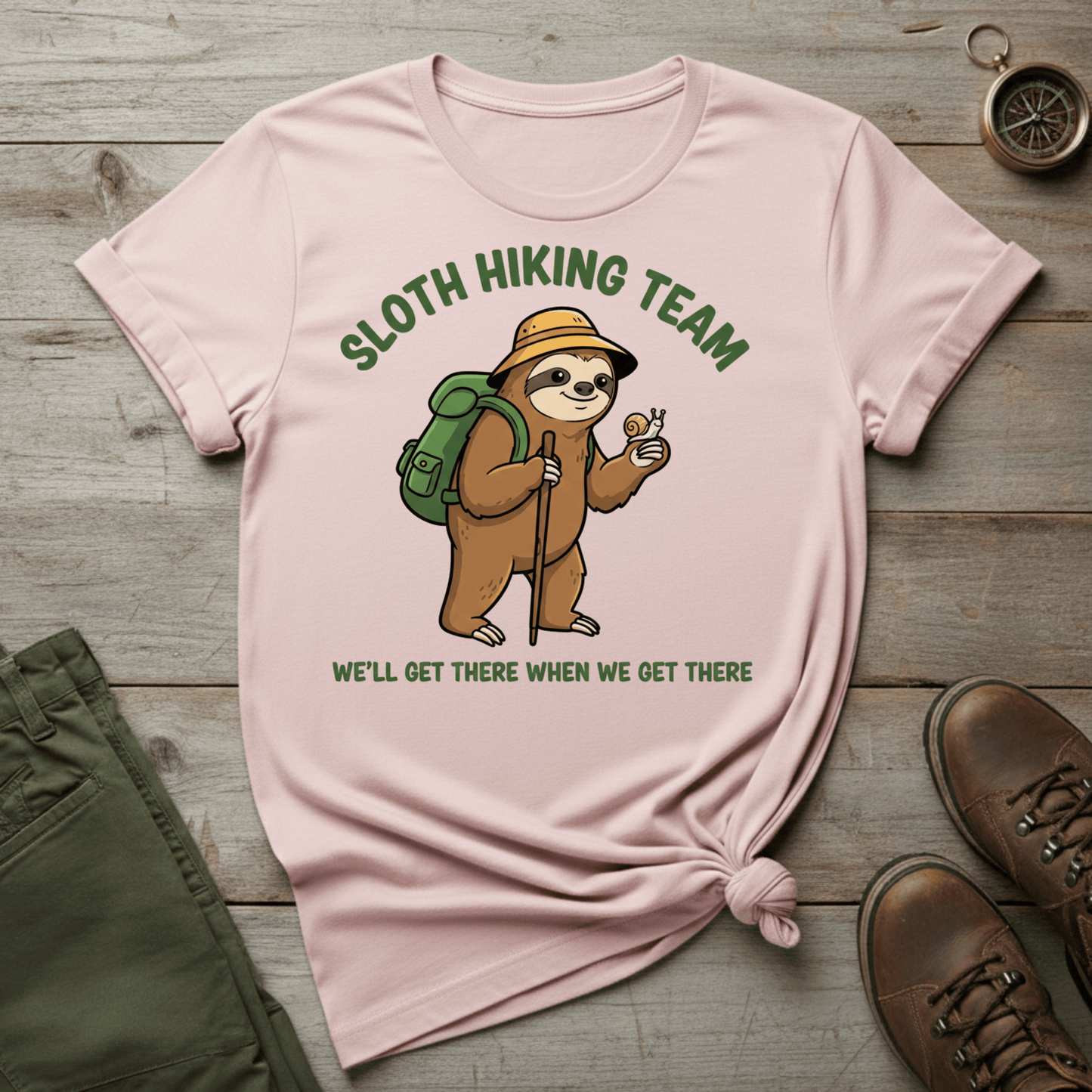 Sloth Hiking Team T-Shirt
