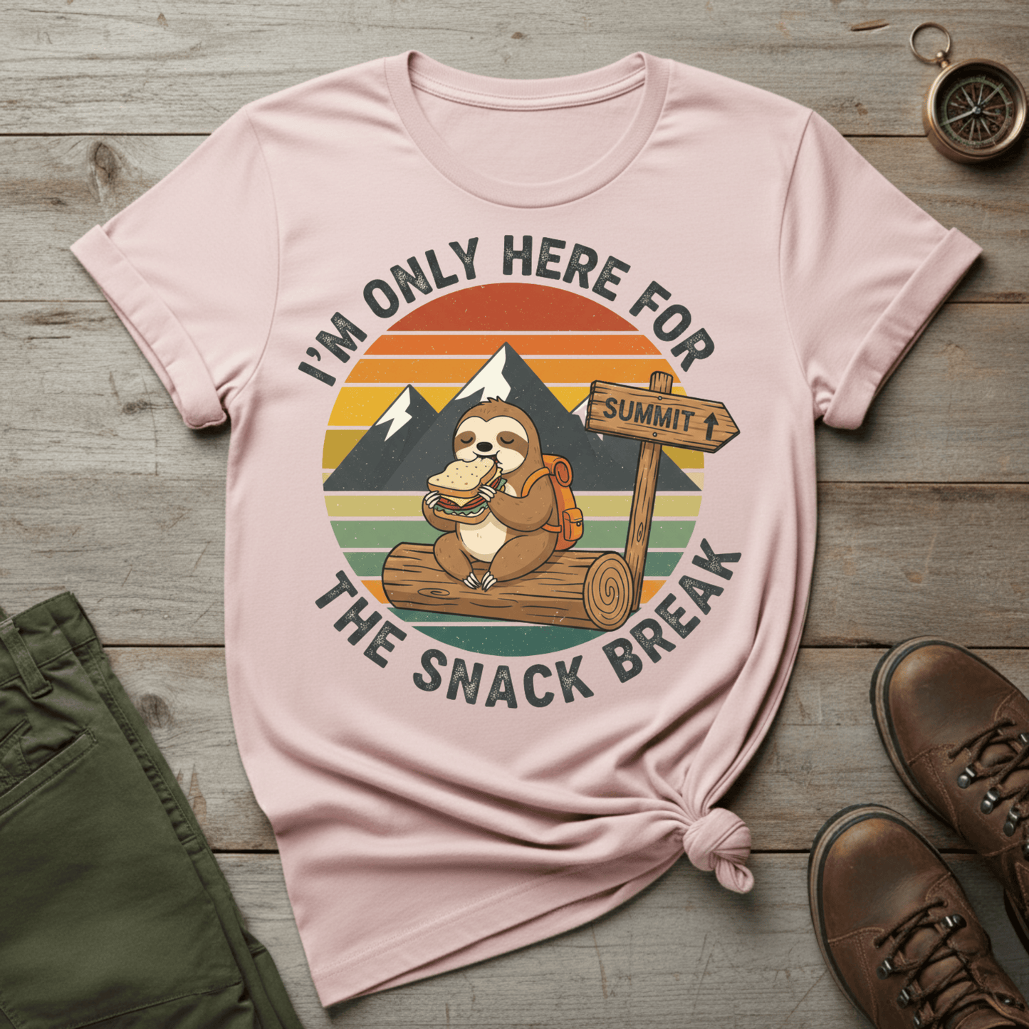 I'm Only Here For The Snack Break T-Shirt