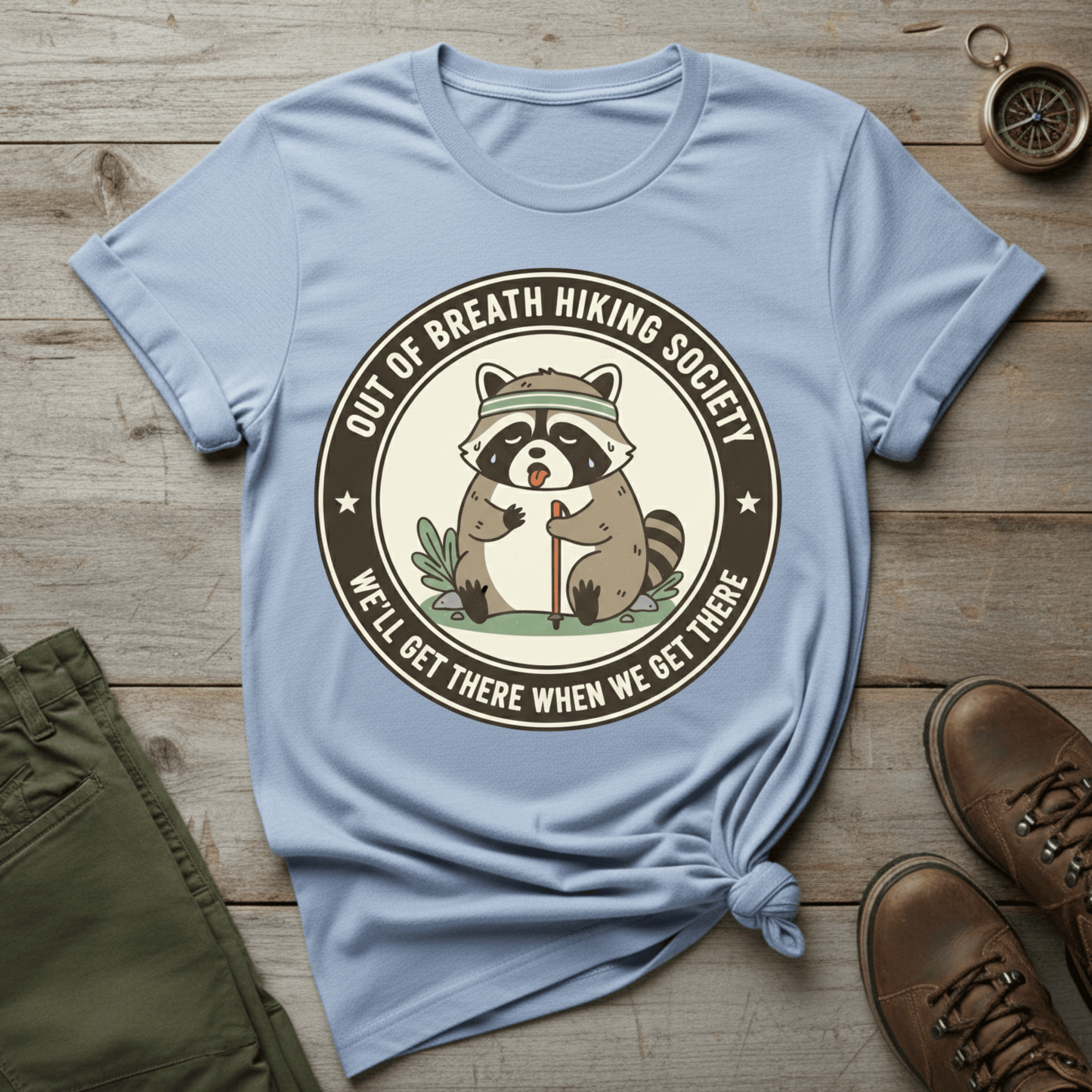 Out Of Breath Hiking Society T-Shirt