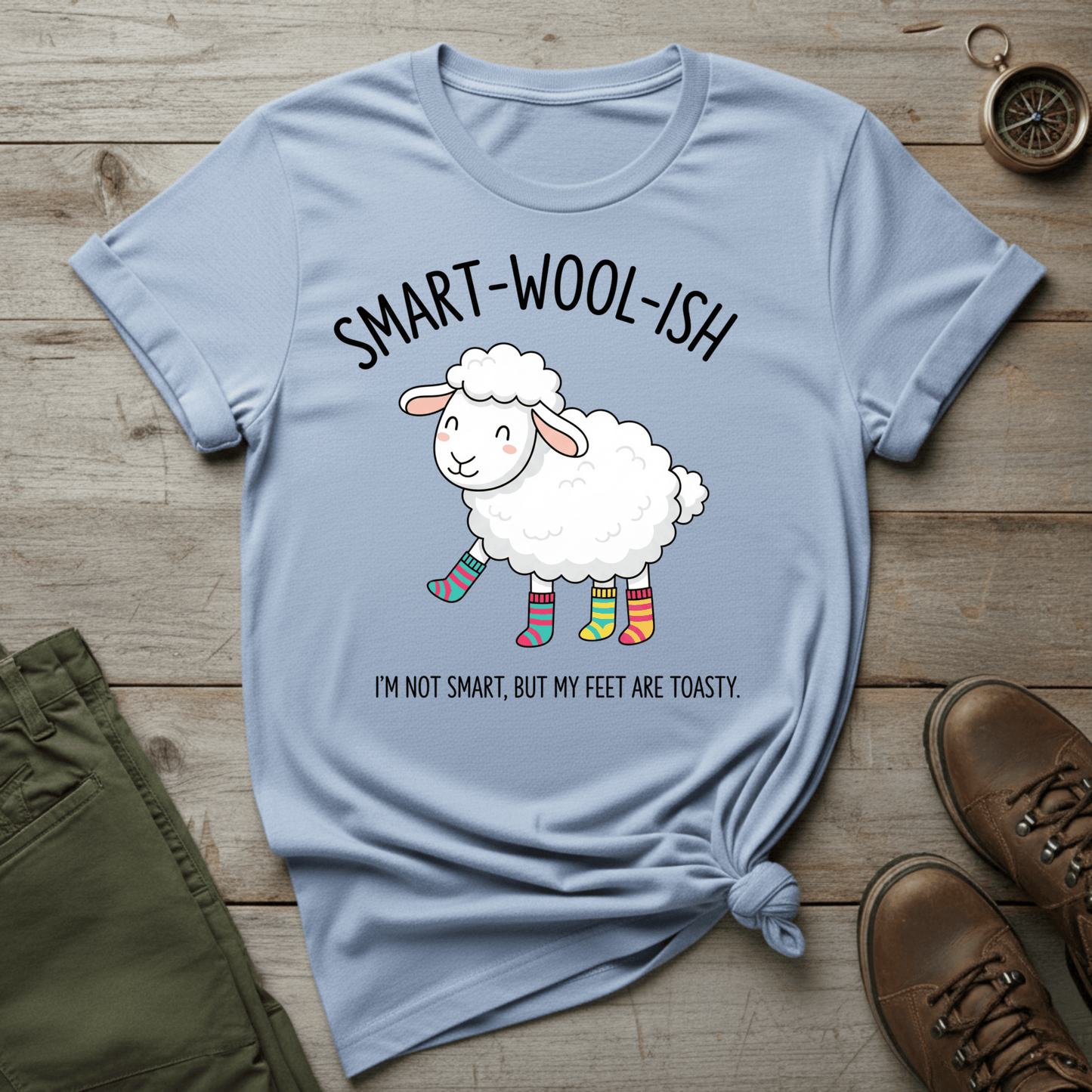 Smart-Wool-ish Sheep T-Shirt