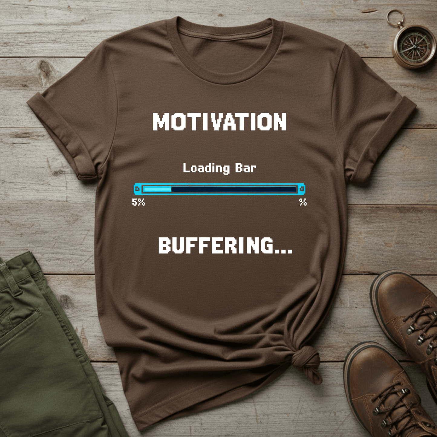 Motivation Loading Bar T-Shirt