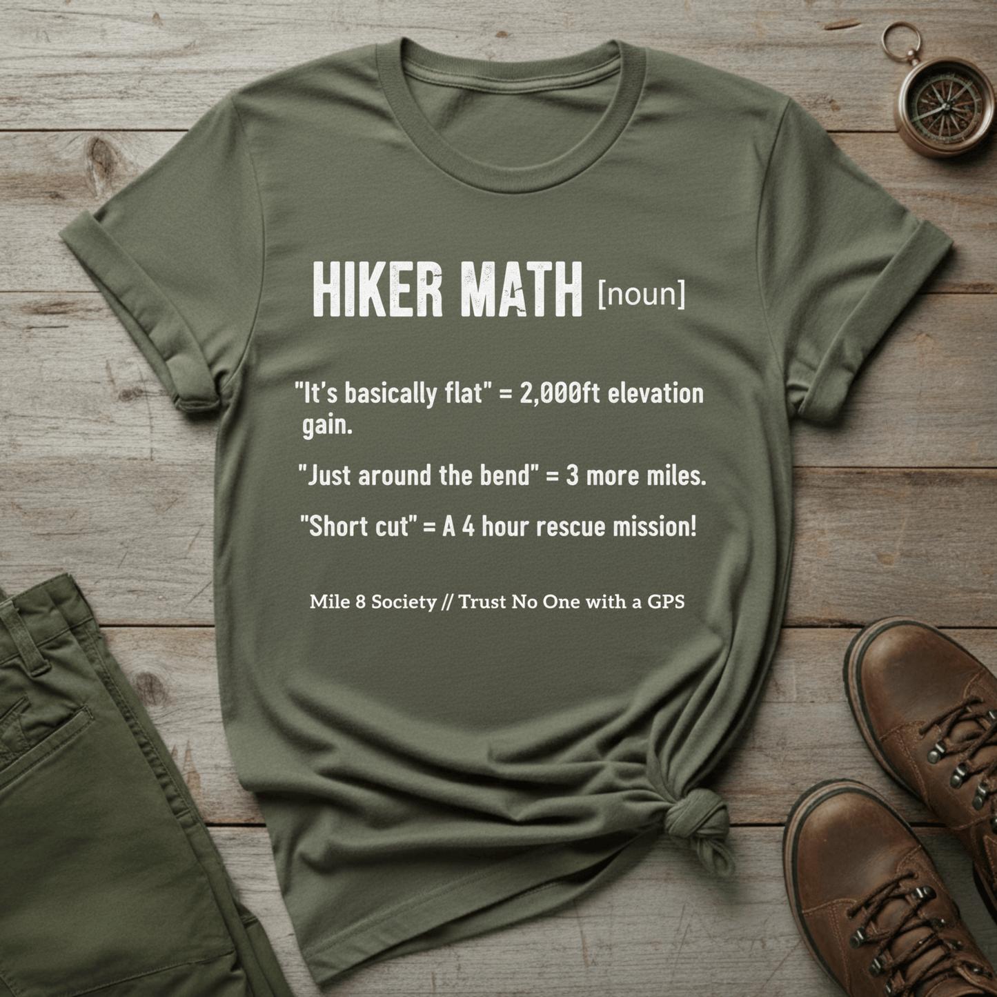 Hiker Math T-shirt