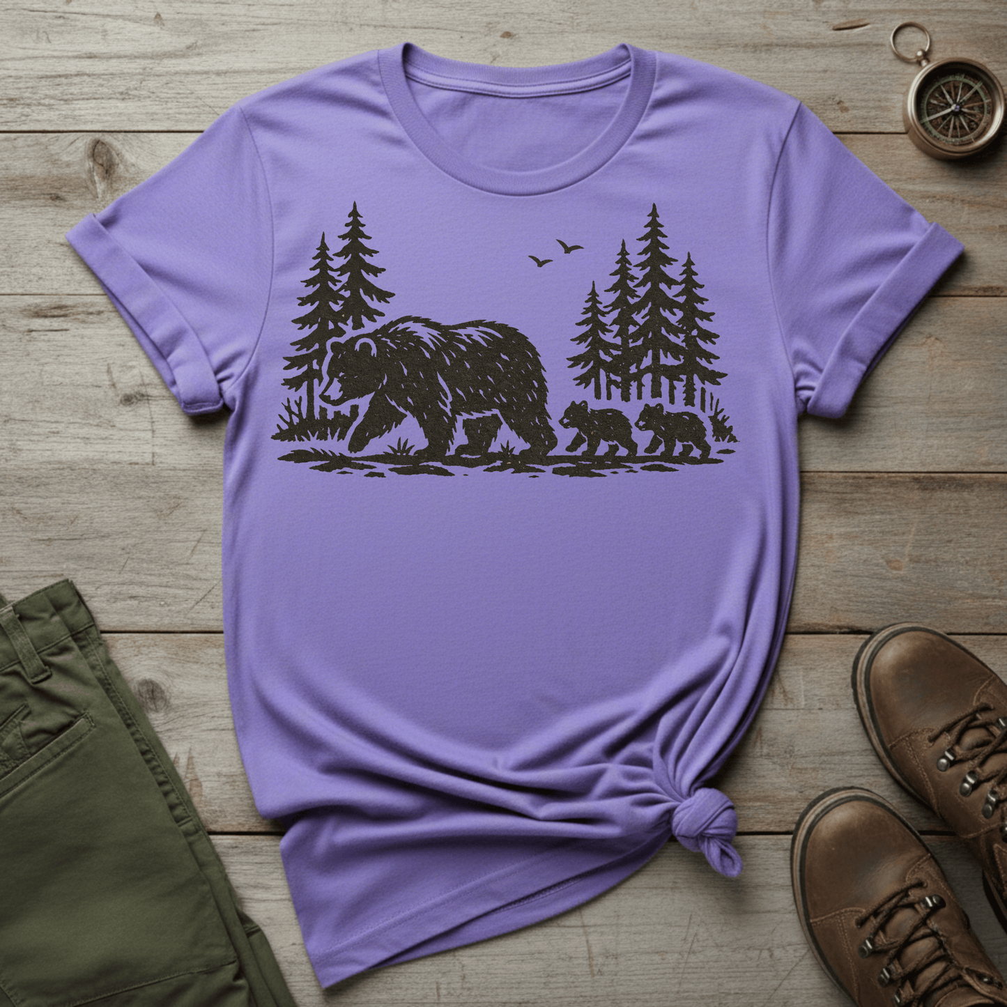 Mama Bear and Cubs T-Shirt