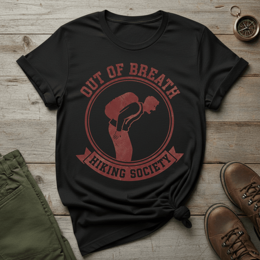 Out of Breath Hiking Society T-Shirt