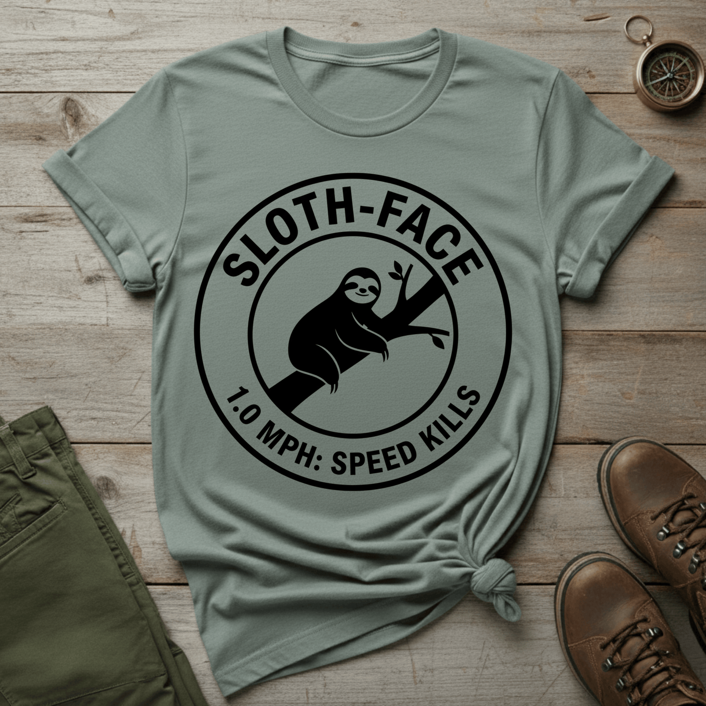 Sloth Face T-Shirt