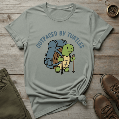 Outpaced By Turtles Hiking T‑Shirt