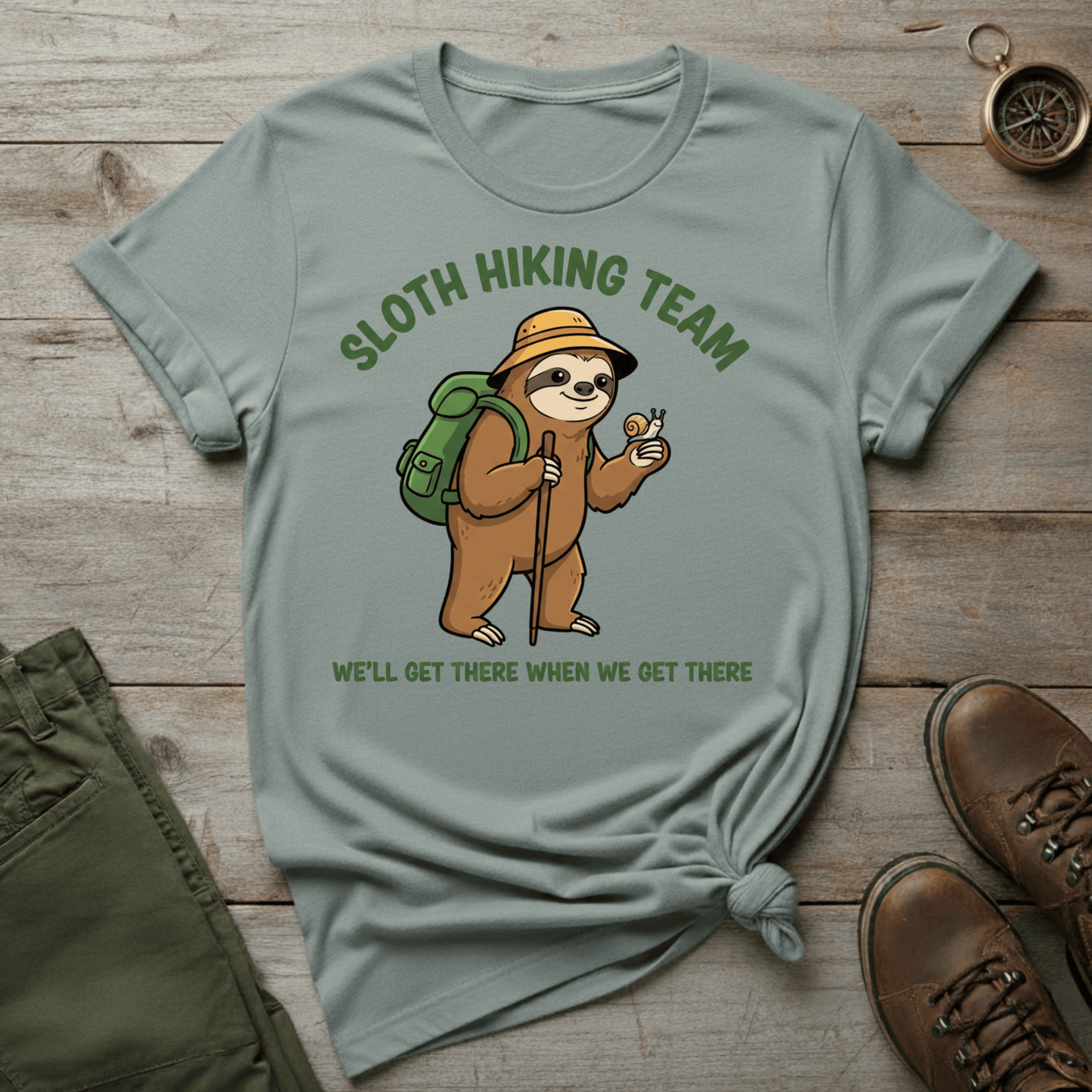 Sloth Hiking Team T-Shirt