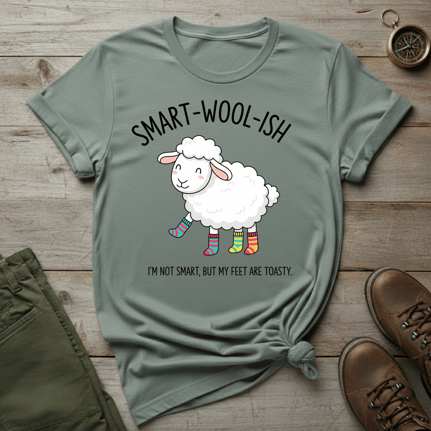 Smart-Wool-ish Sheep T-Shirt