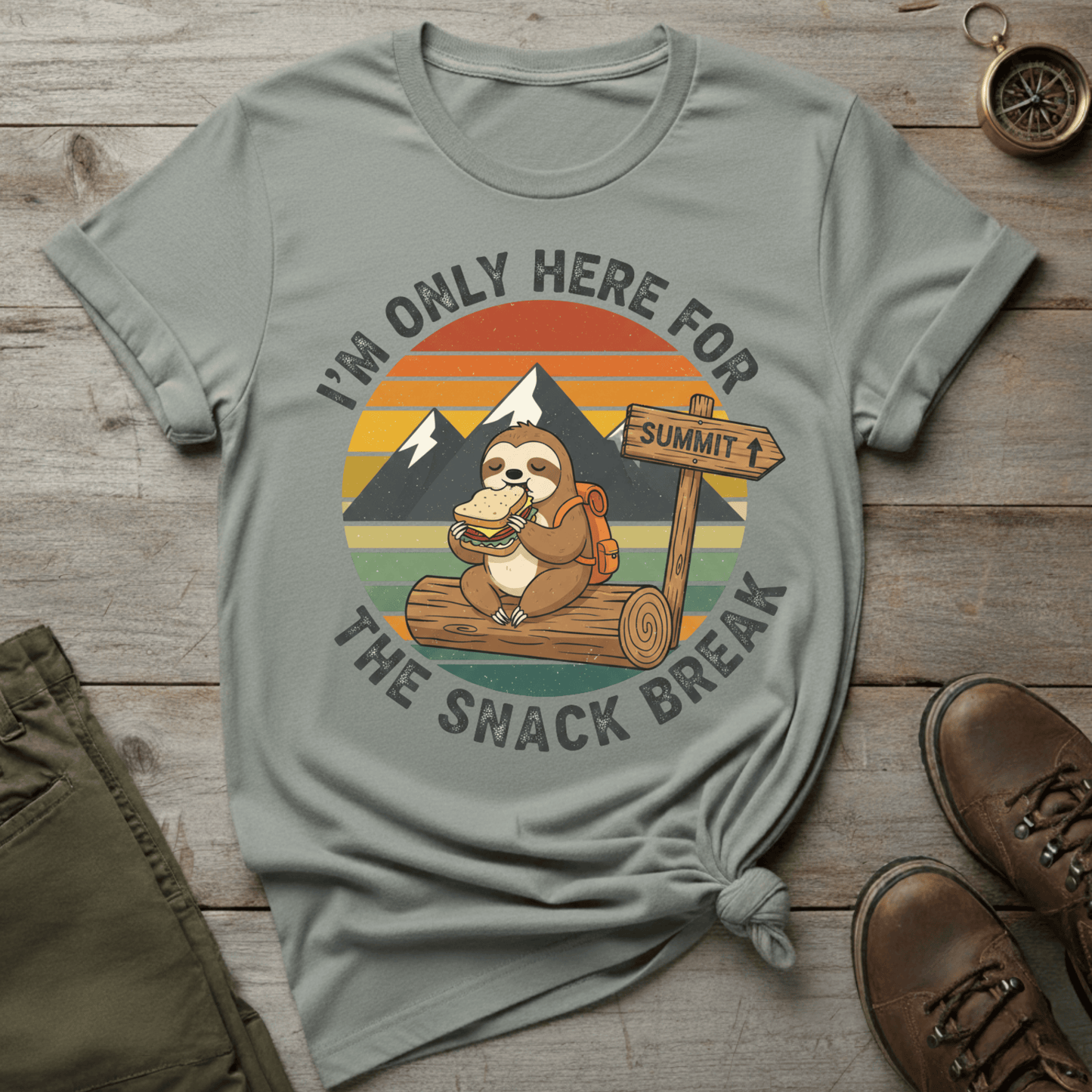 I'm Only Here For The Snack Break T-Shirt