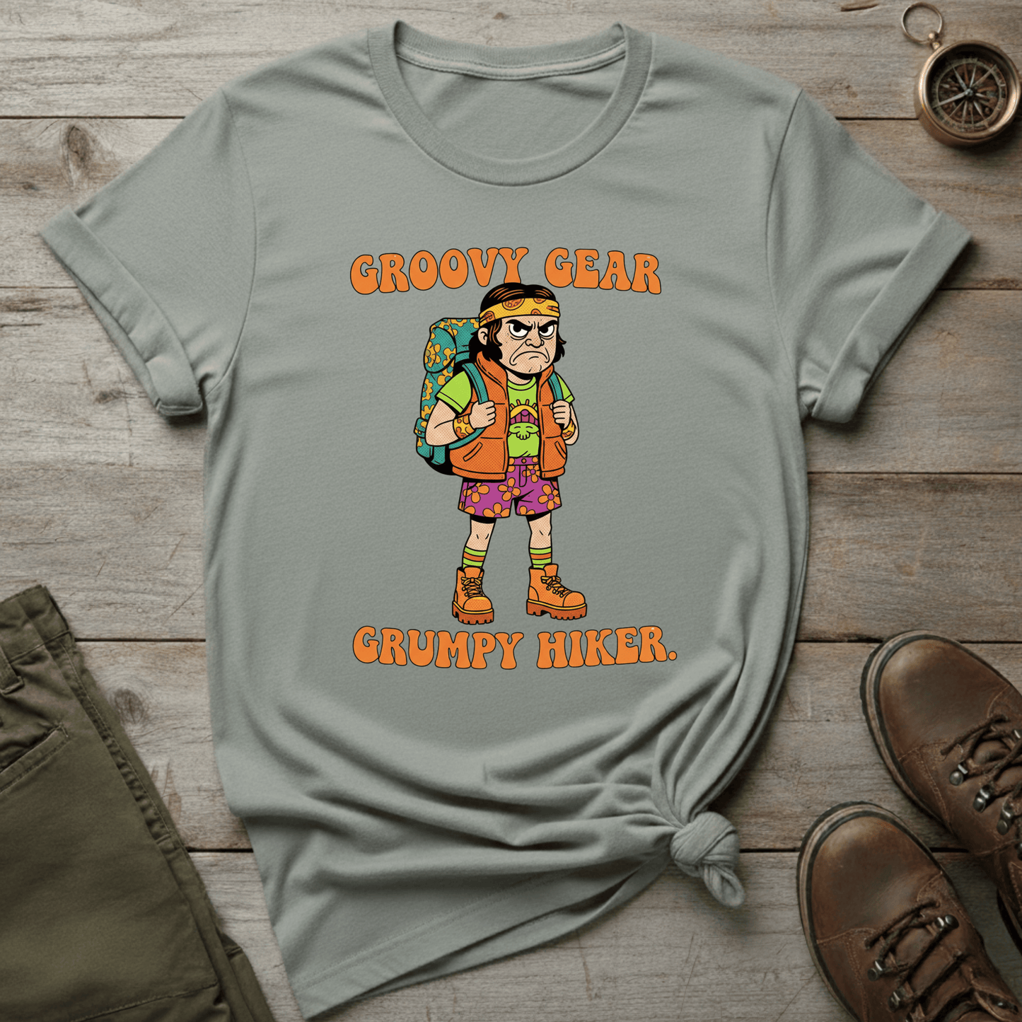 Groovy Gear "Grumpy Hiker" T-Shirt