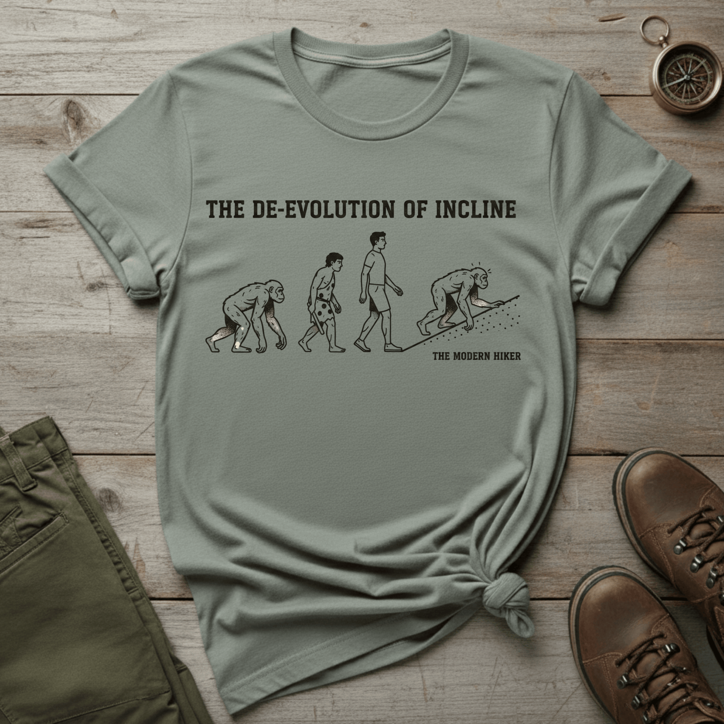 The De-Evolution of Incline T-Shirt