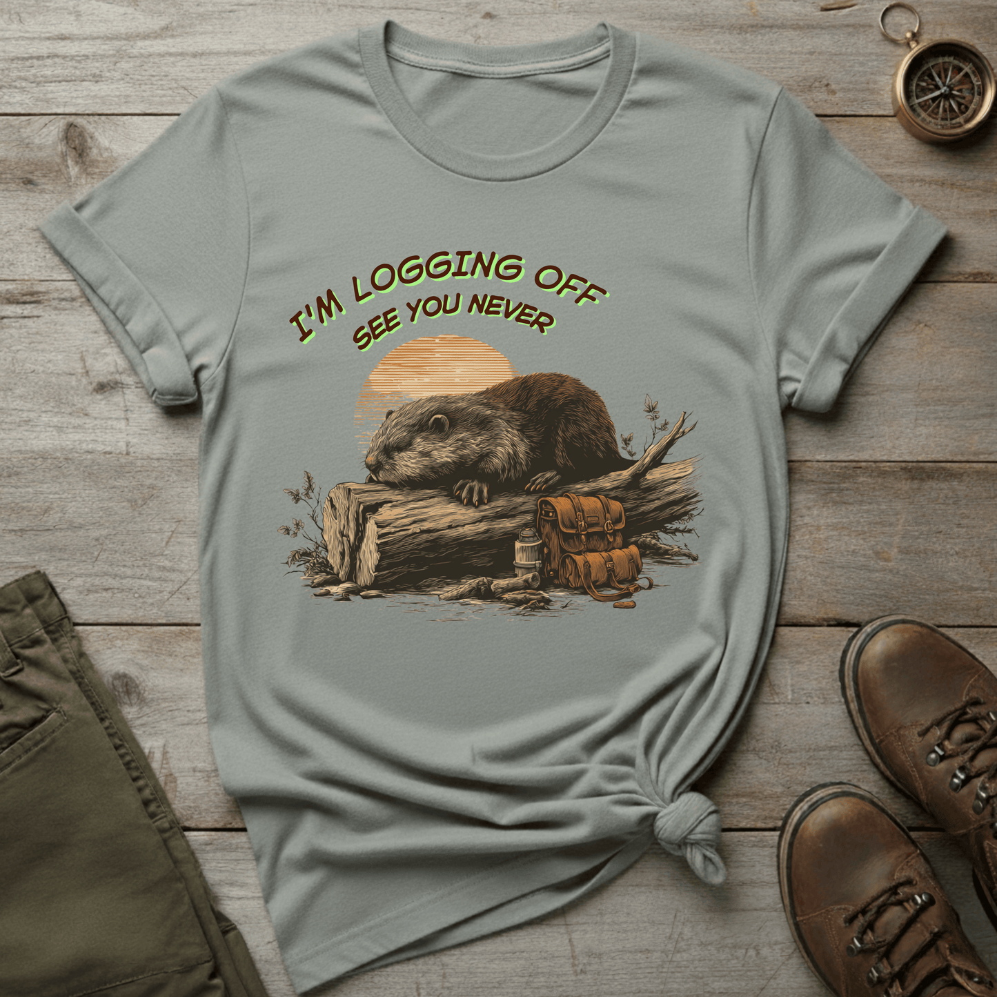 I'm Logging Off, See You Never T-Shirt