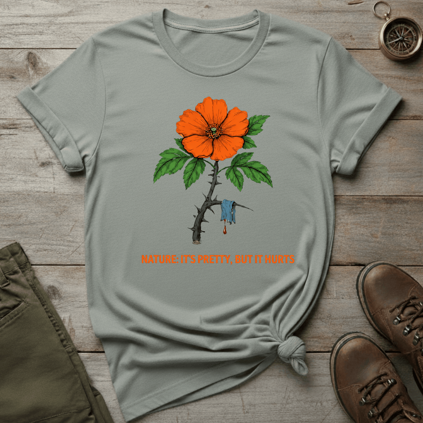 Nature: It's Pretty, But It Hurts T‑Shirt