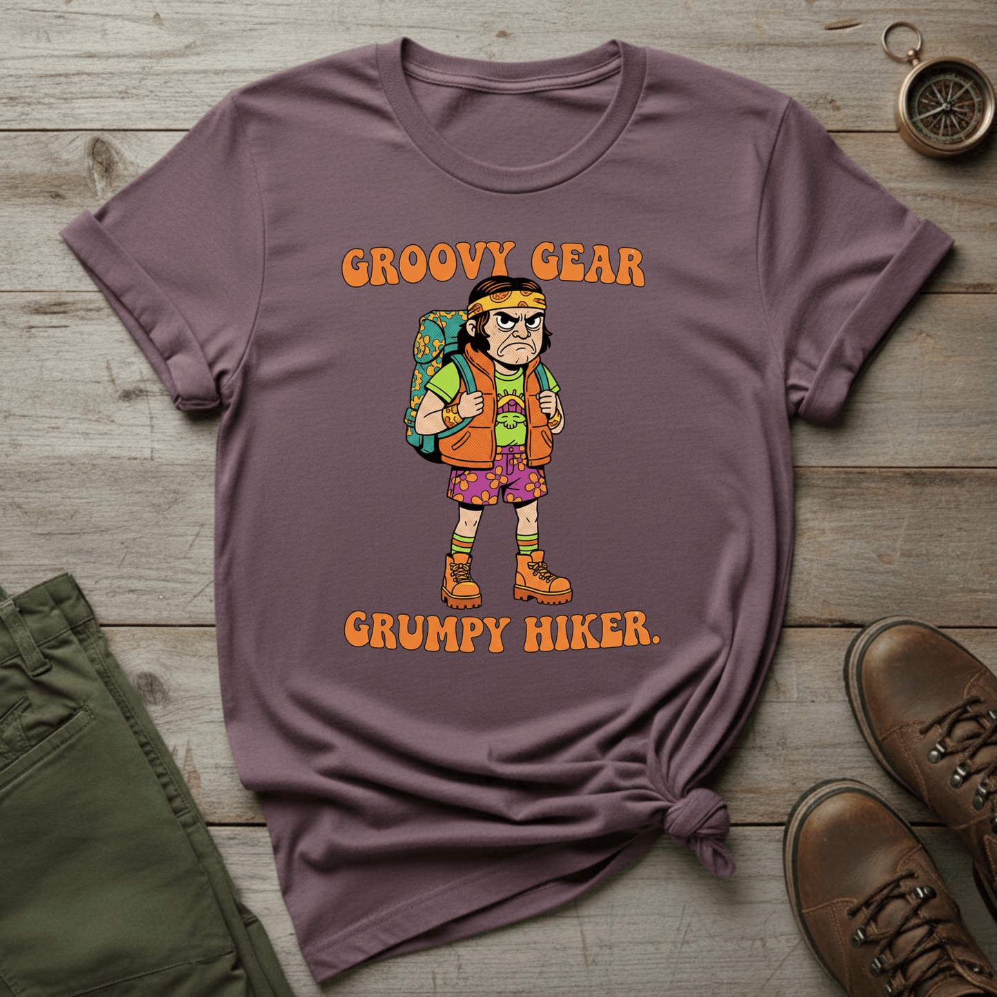 Groovy Gear "Grumpy Hiker" T-Shirt