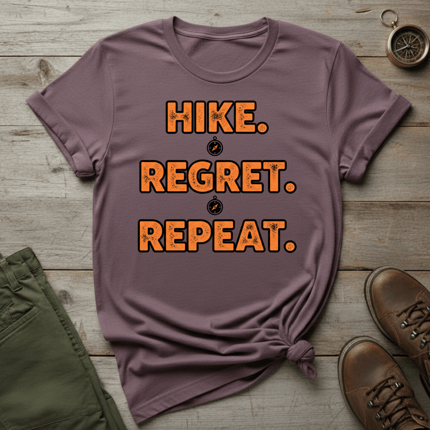 Hike. Regret. Repeat. T-Shirt