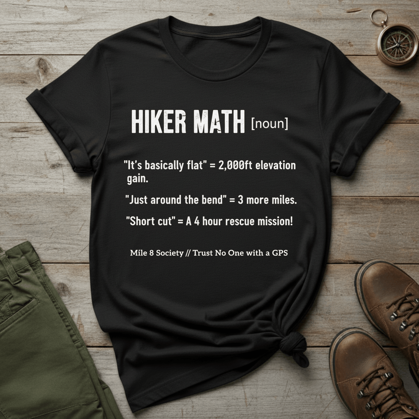 Hiker Math T-shirt