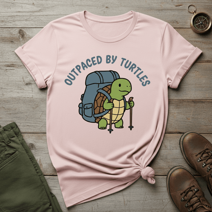 Outpaced By Turtles Hiking T‑Shirt