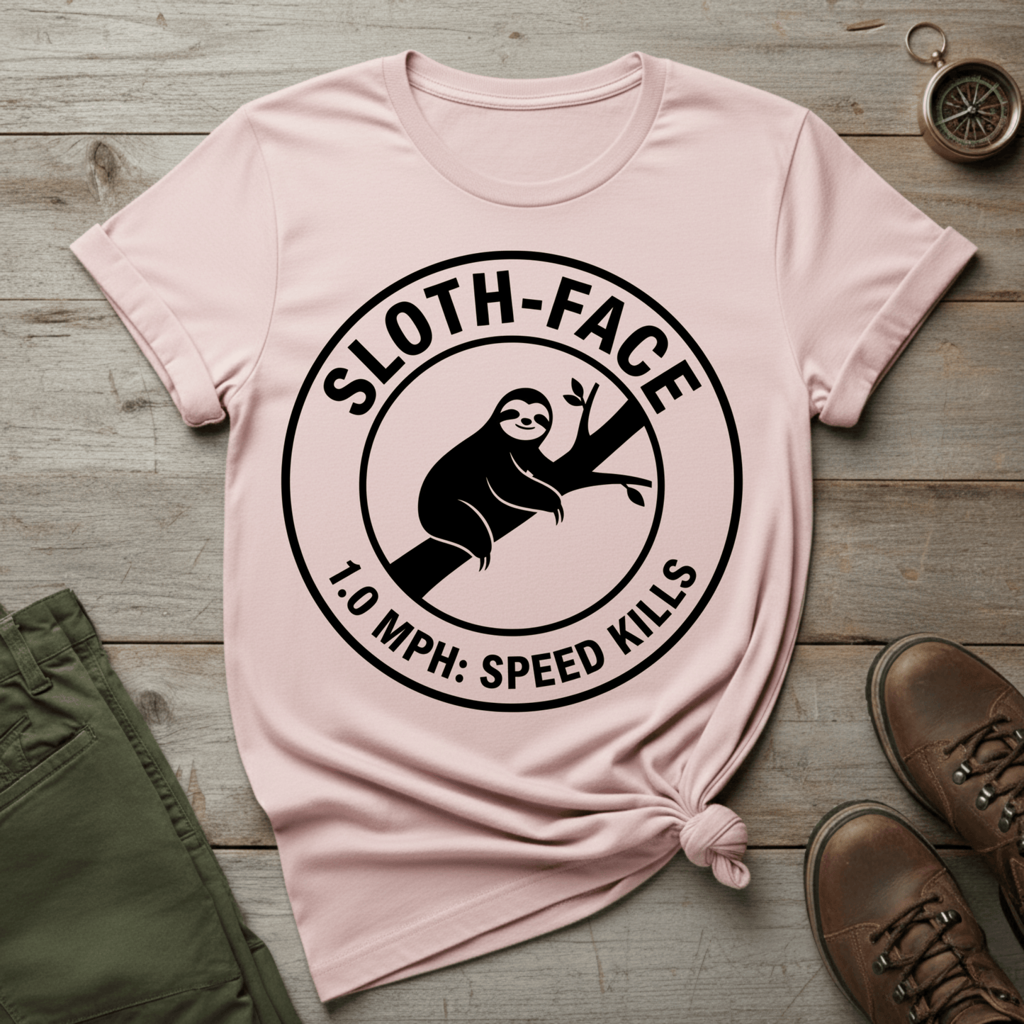 Sloth Face T-Shirt