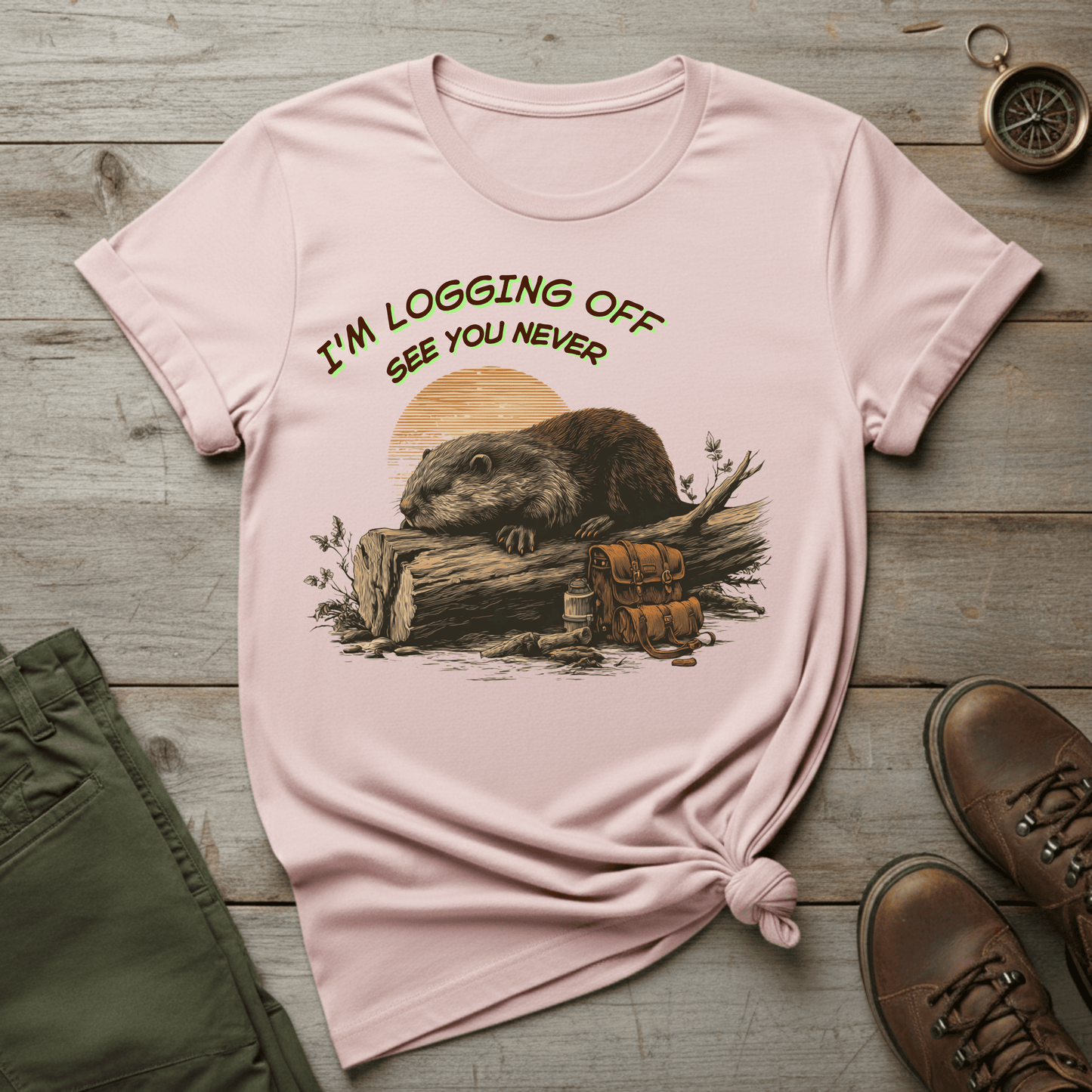 I'm Logging Off, See You Never T-Shirt