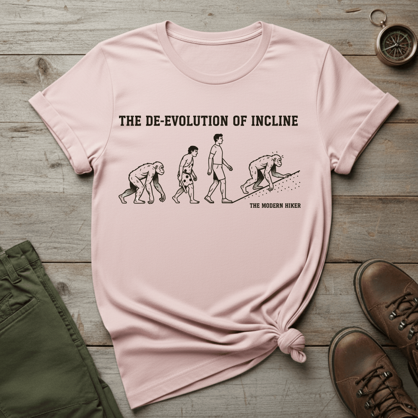 The De-Evolution of Incline T-Shirt