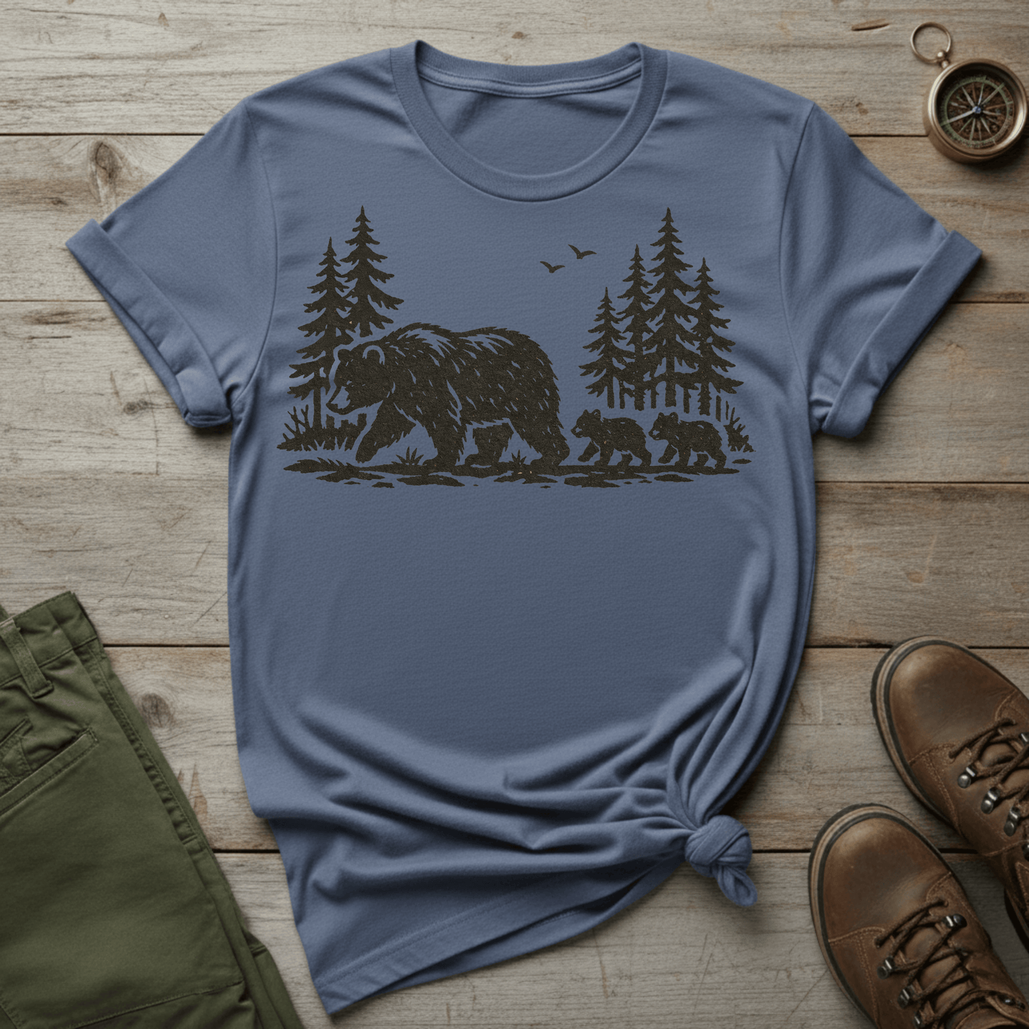 Mama Bear and Cubs T-Shirt