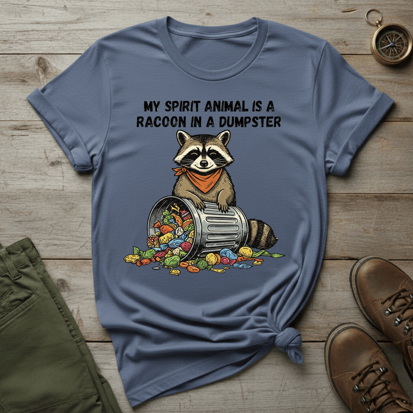 Raccoon In A Dumpster T-Shirt