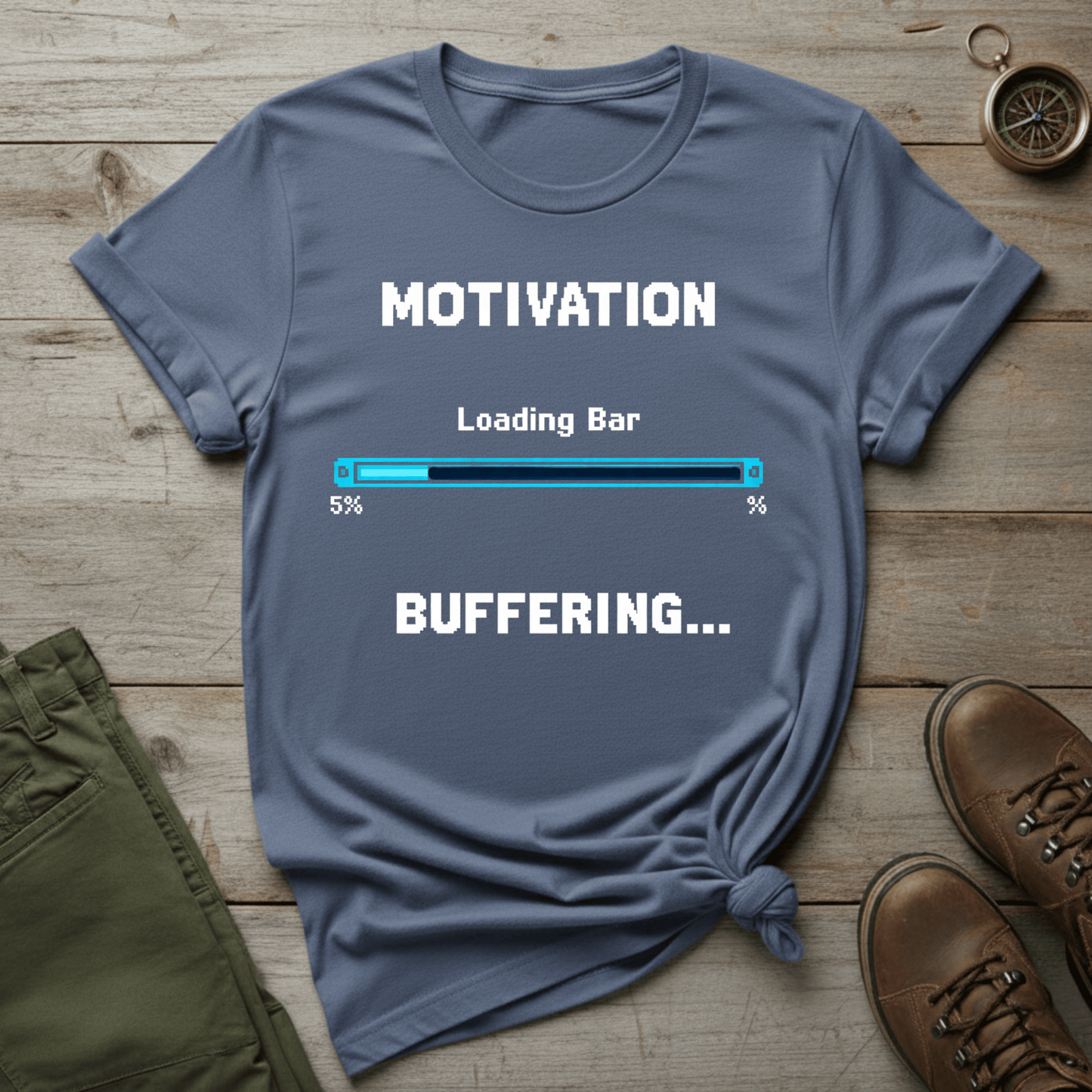 Motivation Loading Bar T-Shirt