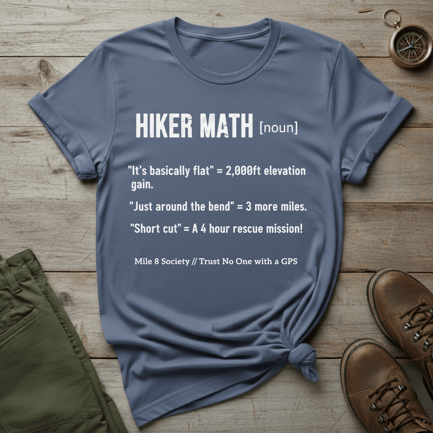 Hiker Math T-shirt