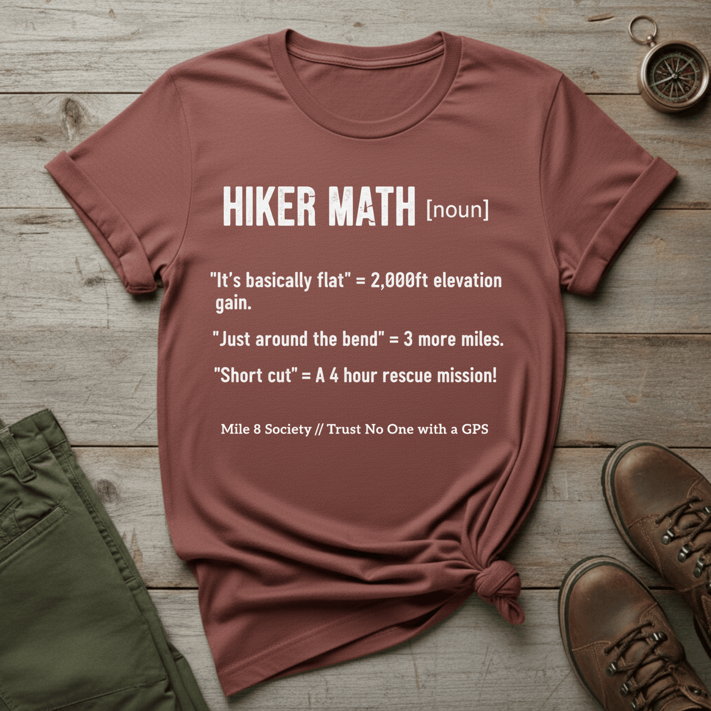 Hiker Math T-shirt