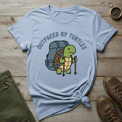 Outpaced By Turtles Hiking T‑Shirt