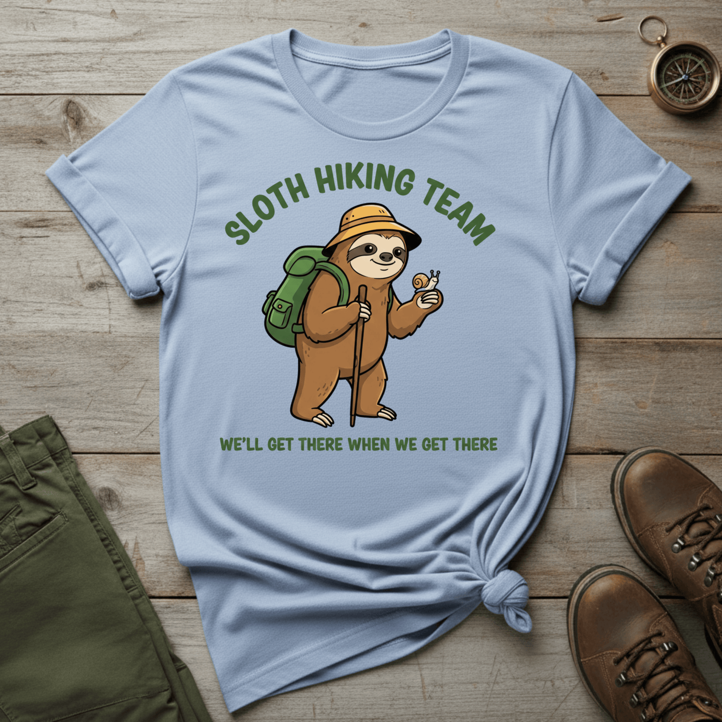 Sloth Hiking Team T-Shirt