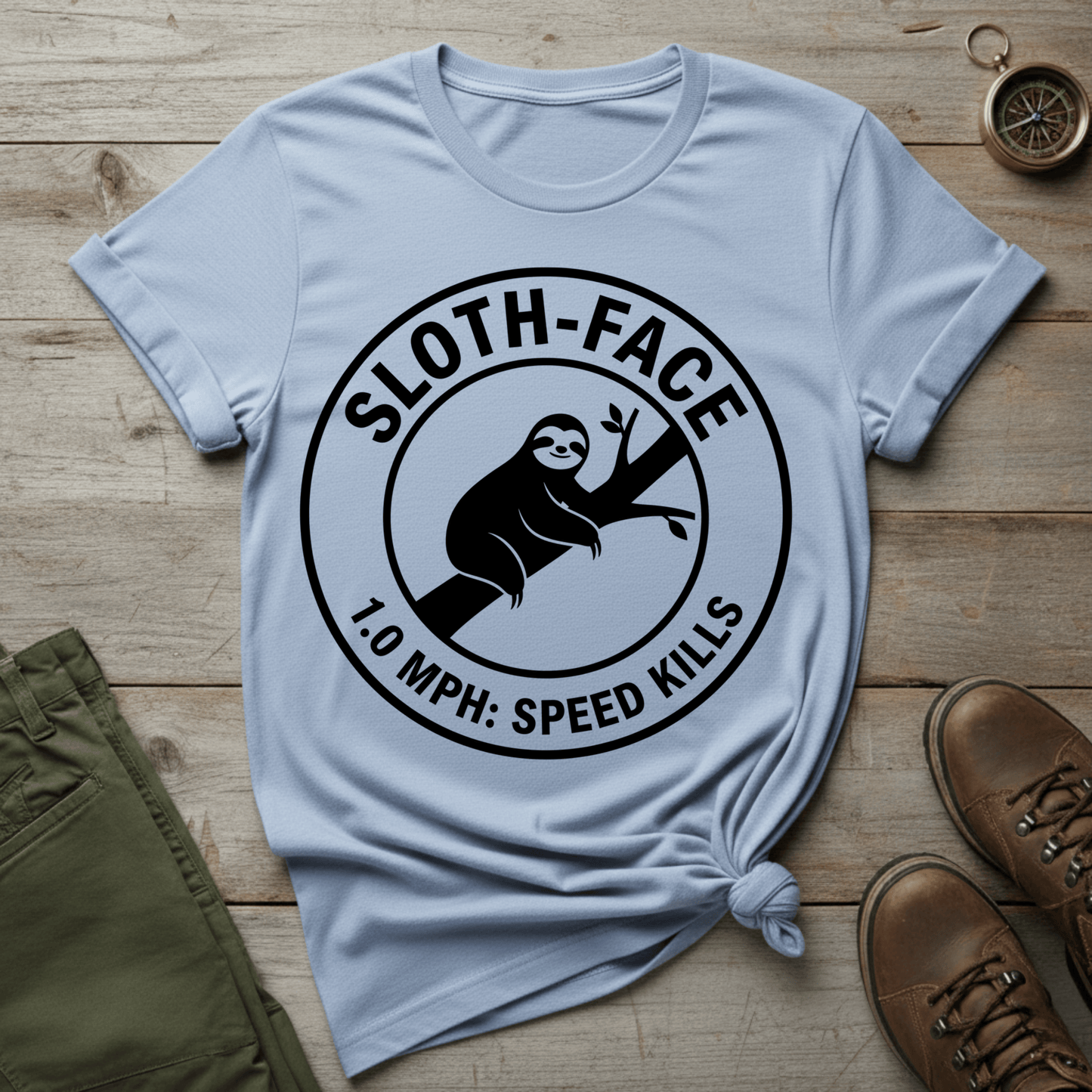 Sloth Face T-Shirt