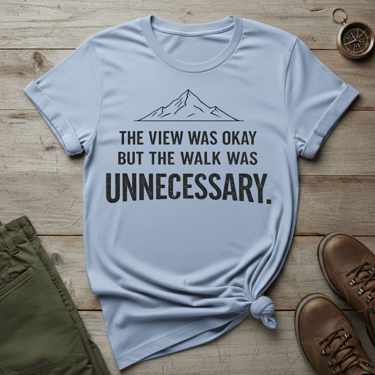 The View Was Okay But The Walk Was Unnecessary T-Shirt