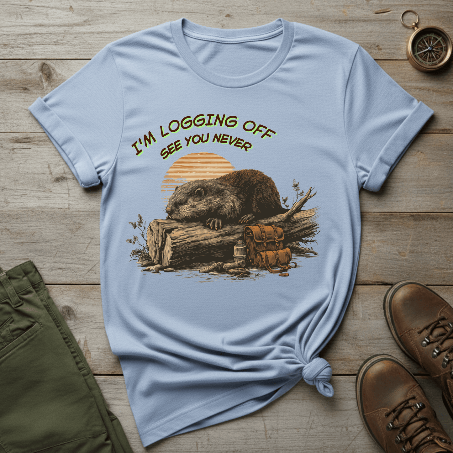 I'm Logging Off, See You Never T-Shirt