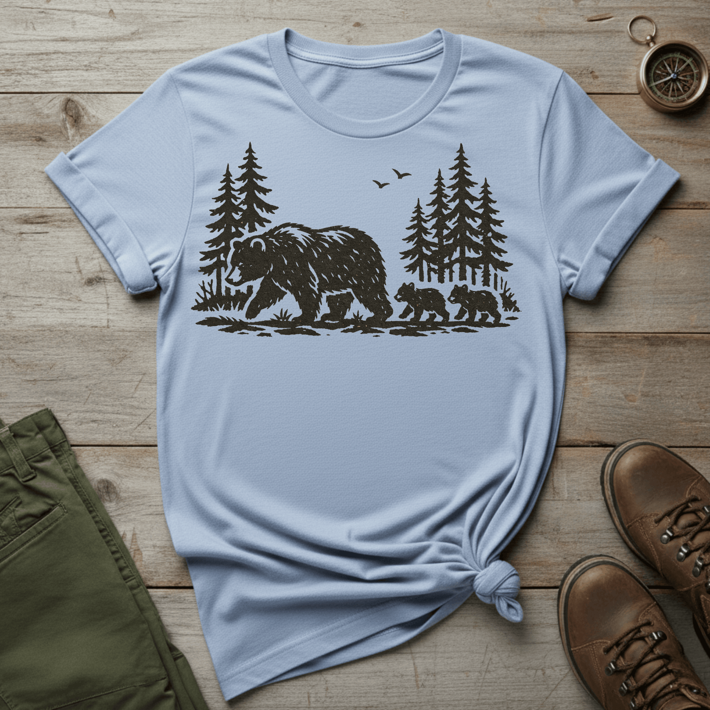 Mama Bear and Cubs T-Shirt
