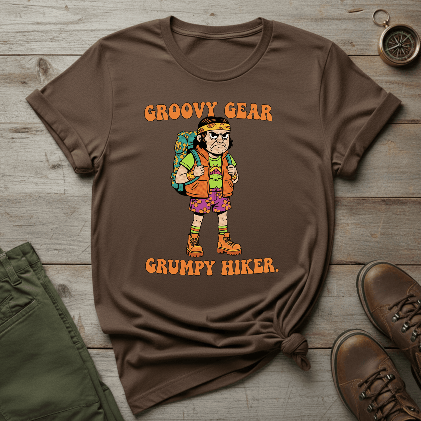 Groovy Gear "Grumpy Hiker" T-Shirt