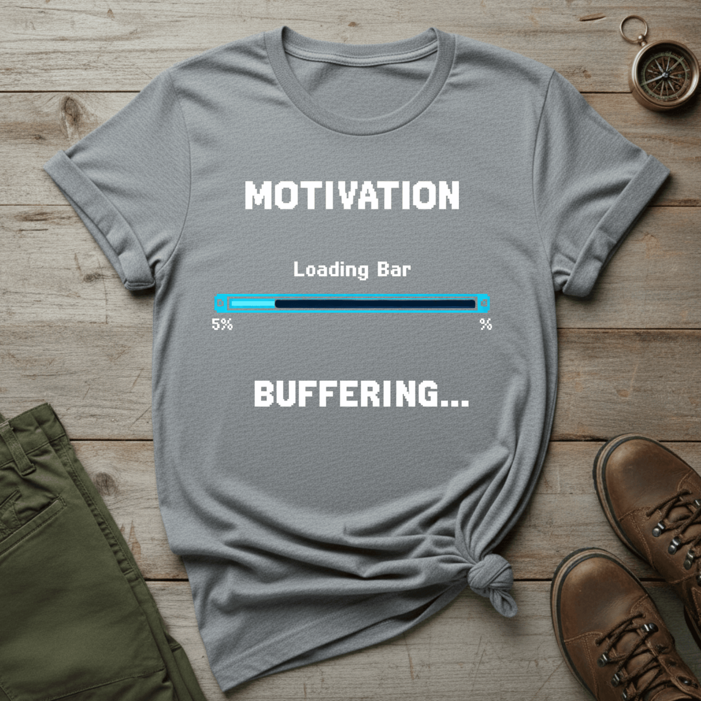 Motivation Loading Bar T-Shirt