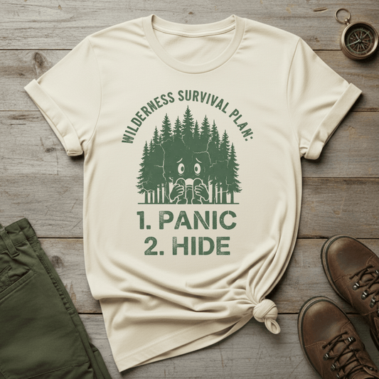 Wilderness Survival Plan T-Shirt