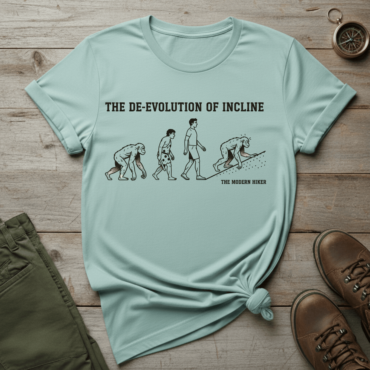 The De-Evolution of Incline T-Shirt
