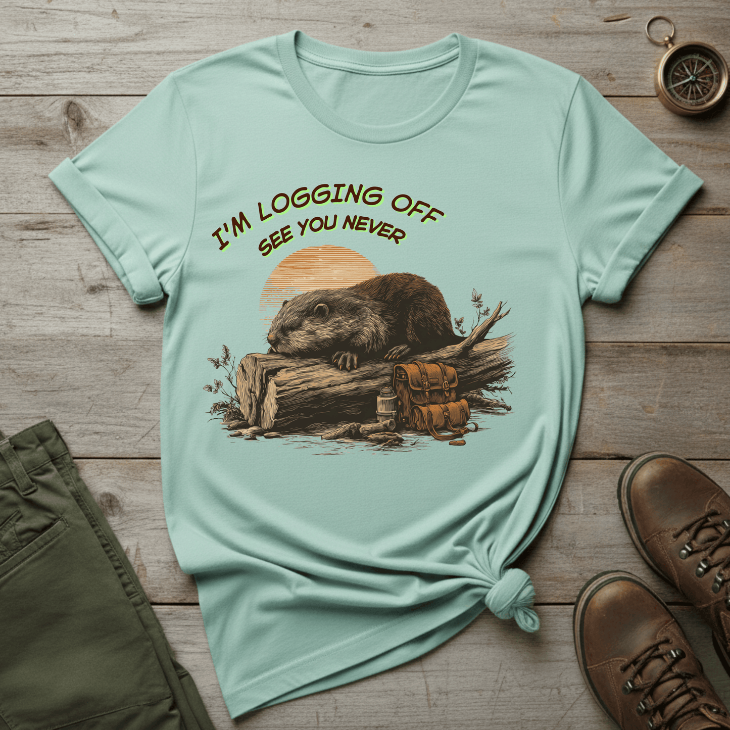 I'm Logging Off, See You Never T-Shirt