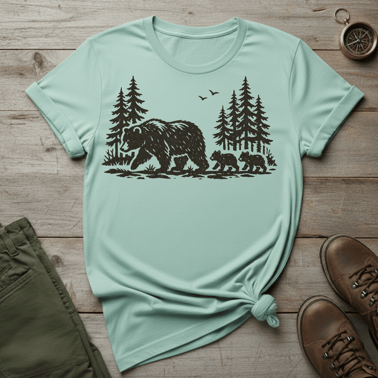 Mama Bear and Cubs T-Shirt
