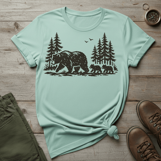 Mama Bear and Cubs T-Shirt