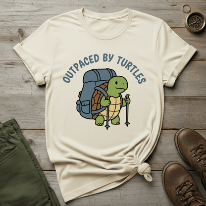 Outpaced By Turtles Hiking T‑Shirt