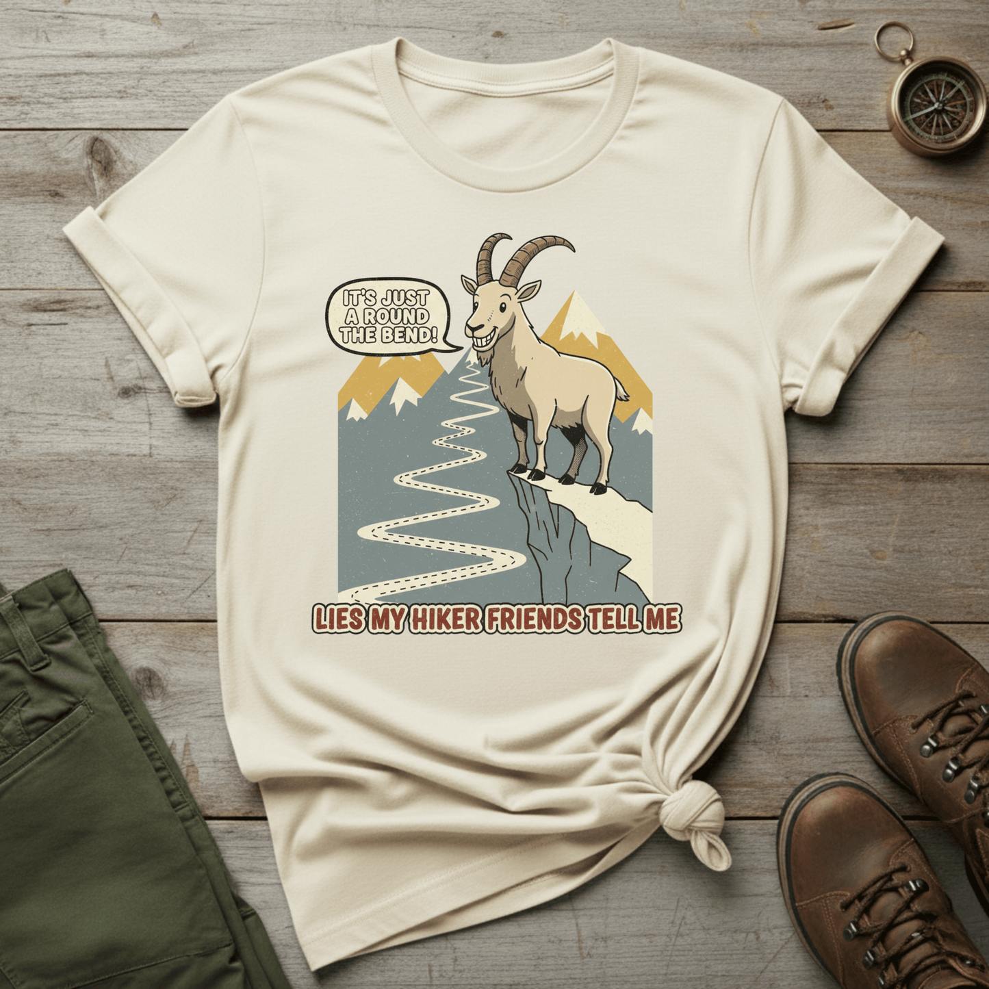 Lies My Hiker Friends Tell Me T-Shirt