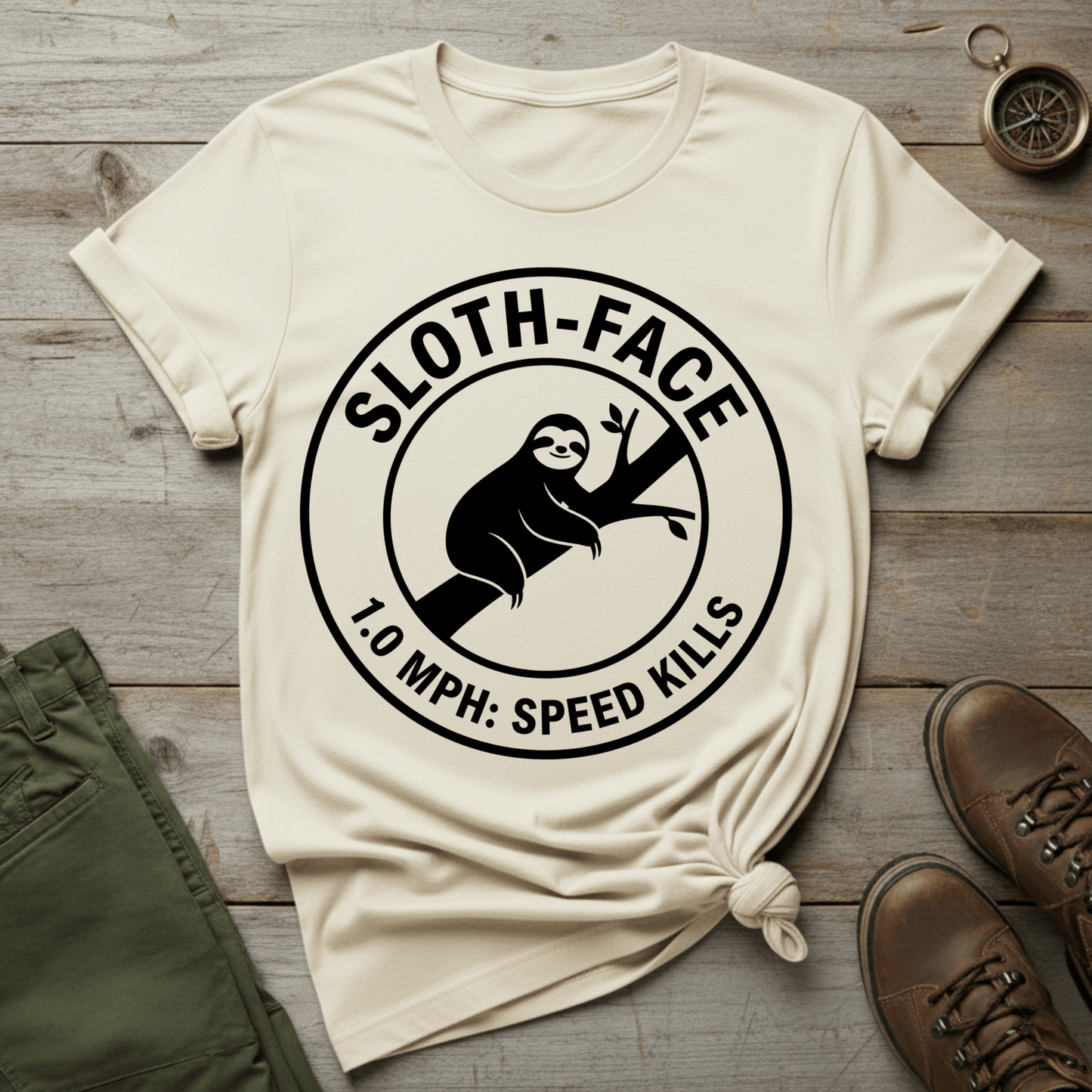 Sloth Face T-Shirt