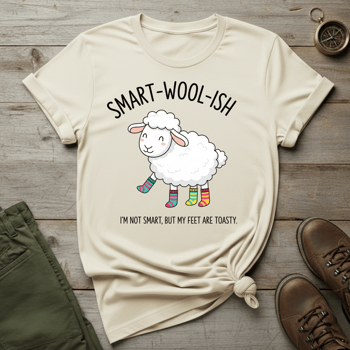 Smart-Wool-ish Sheep T-Shirt