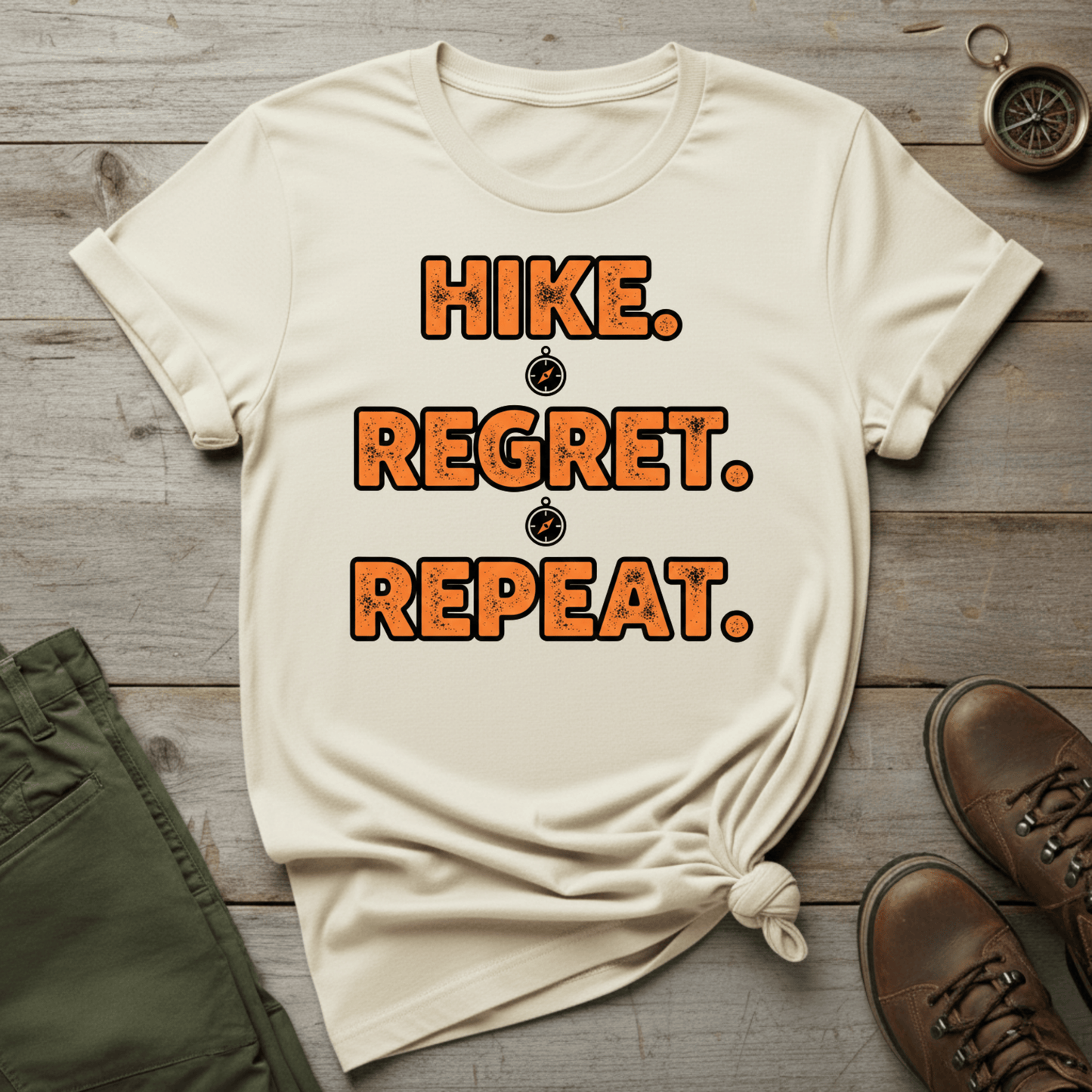 Hike. Regret. Repeat. T-Shirt