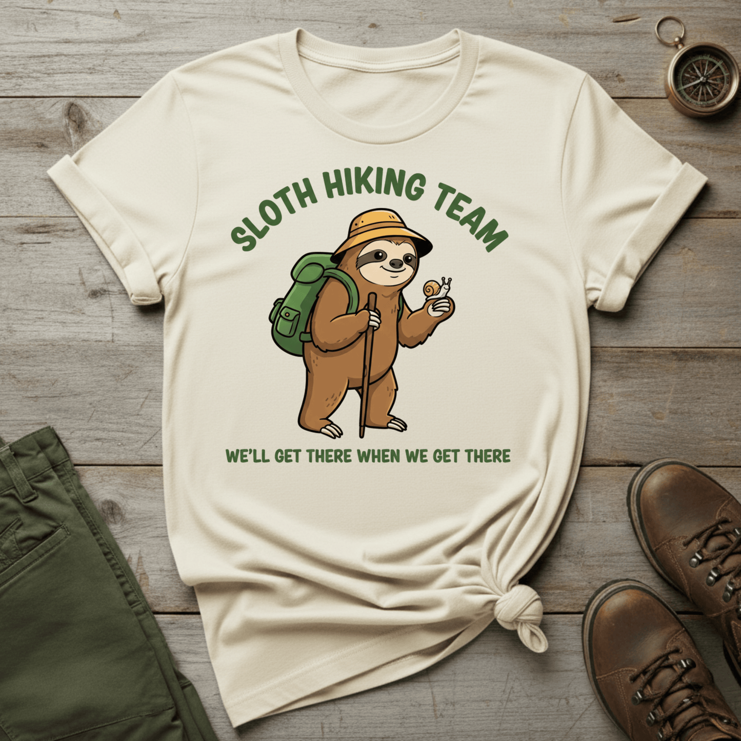 Sloth Hiking Team T-Shirt