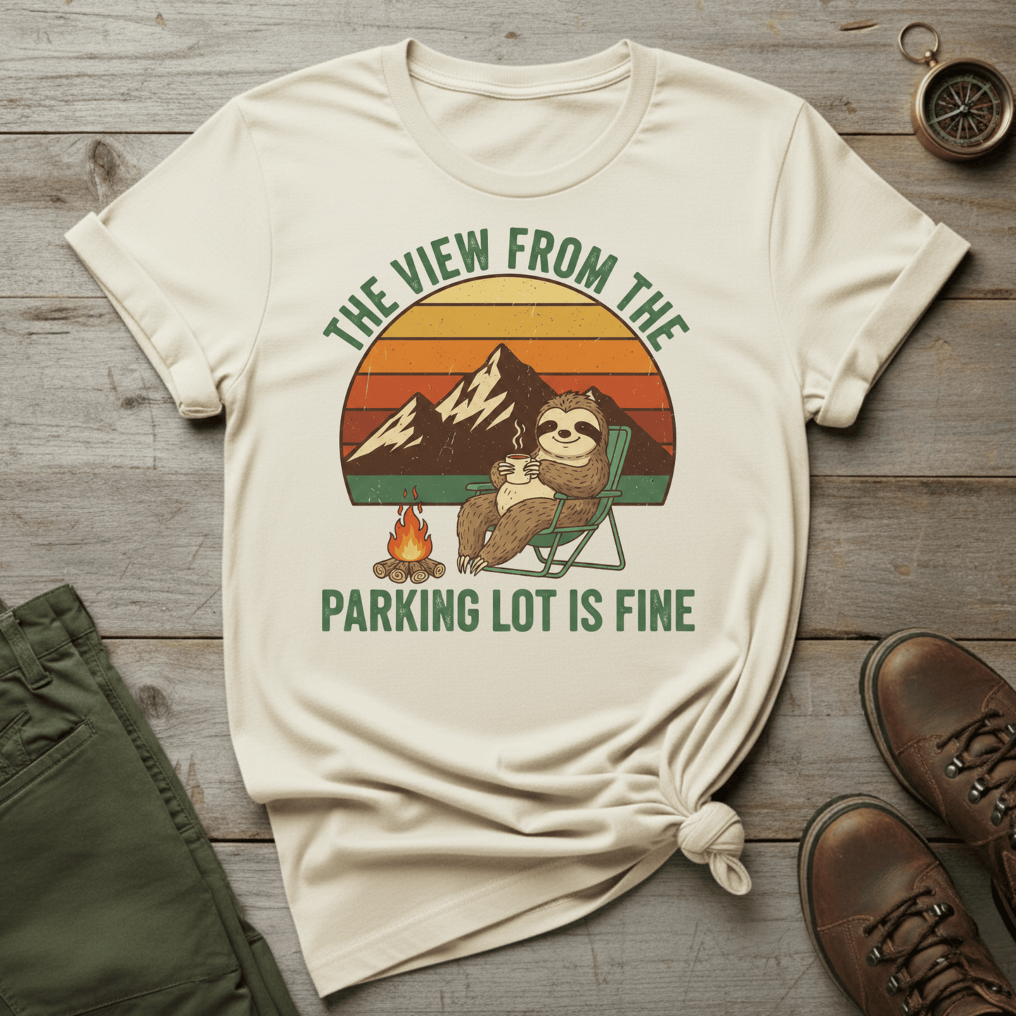 The View From The Parking Lot Is Fine T-Shirt